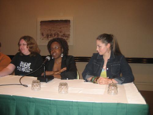 MaryJanice_Davidson,_St_Martin_Editor_and_Marjorie_Liu