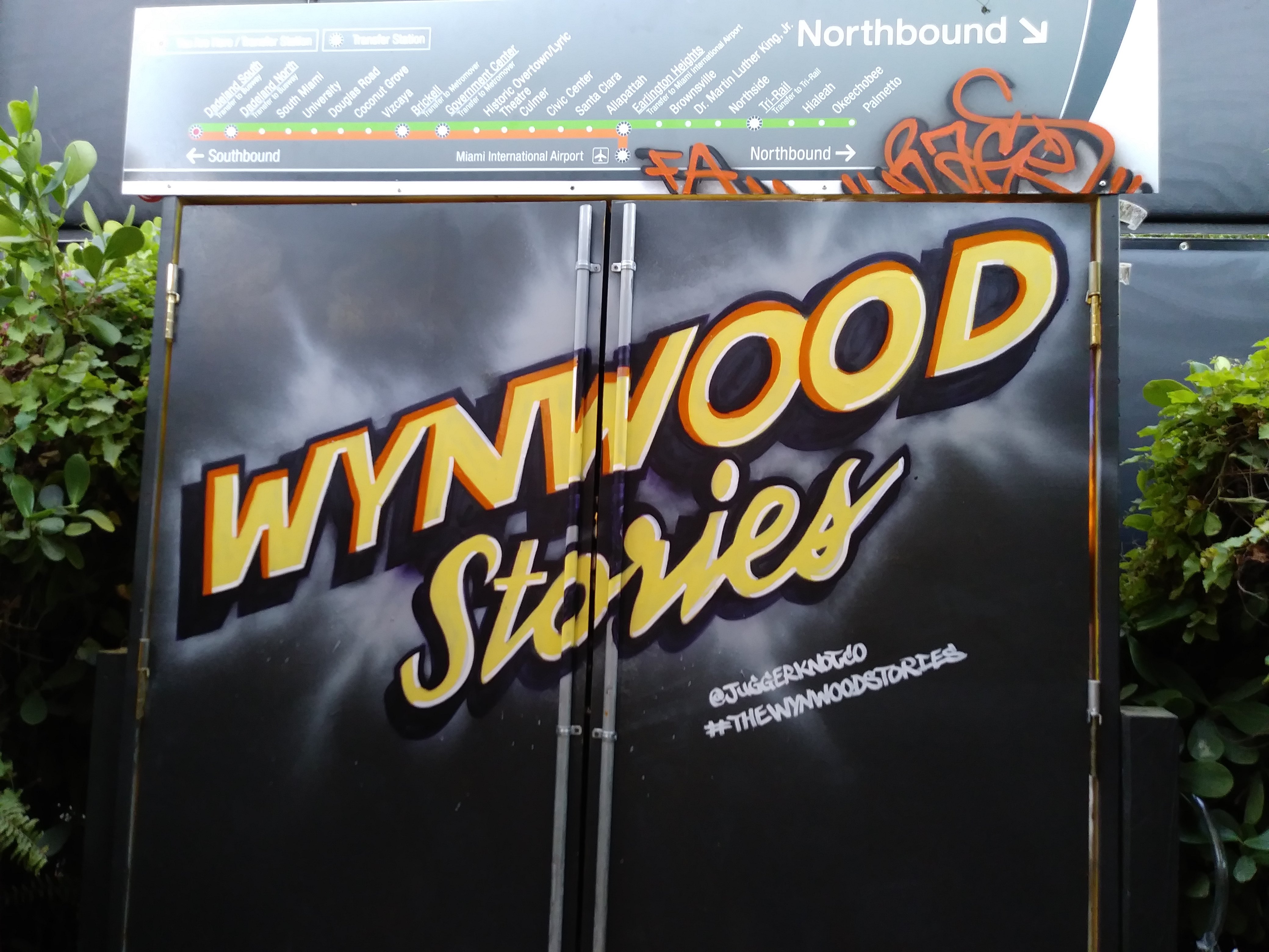 Wynwood Stories metrorail route