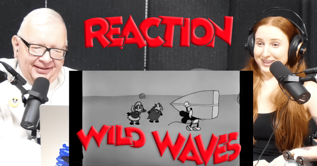 Video: Reacting to Mickey Mouse in “Wild Waves”